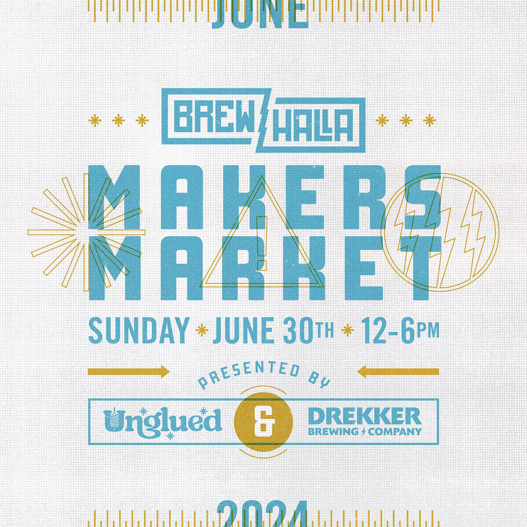 Brewhalla Makers Market June 30 Vendor Booth